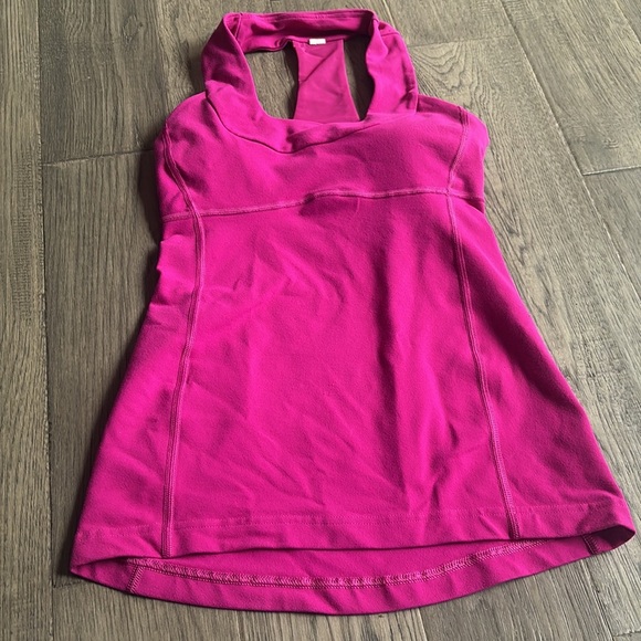 Lululemon | Scoop Neck Tank *Luon in Raspberry Pink Size 4 - Picture 6 of 12